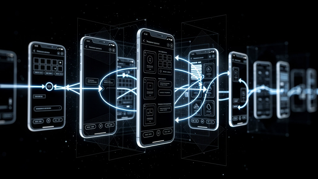 Telas de protótipo de alta fidelidade