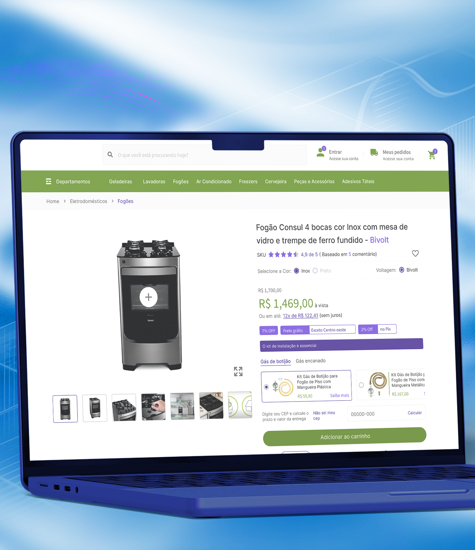 Case Eletro: Redesign de PDP e Buy Box