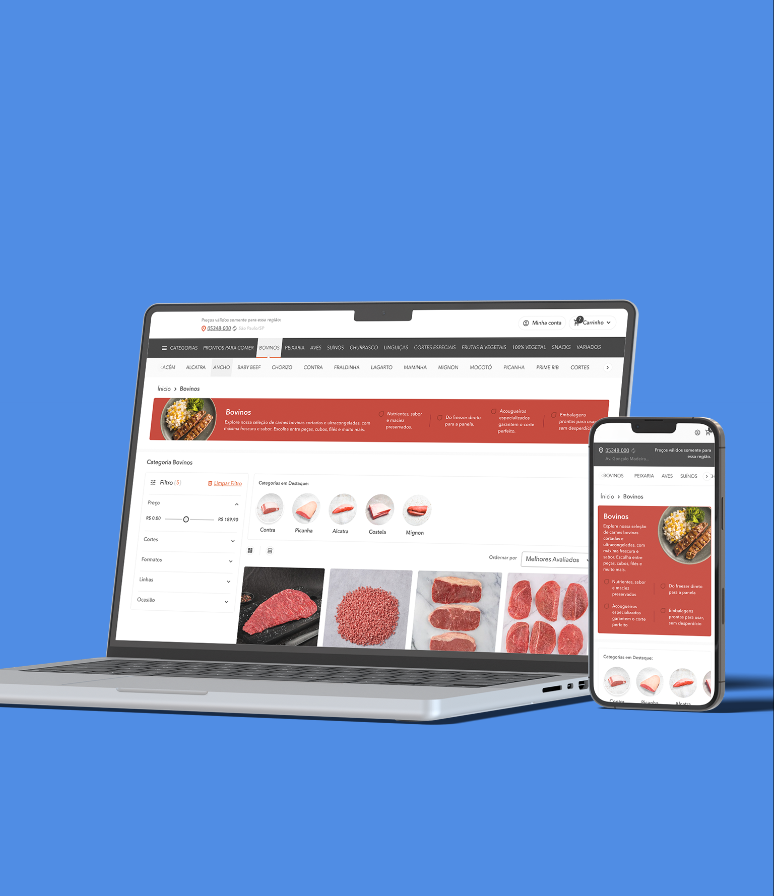 Case Varejo: Taxonomia e Navegação