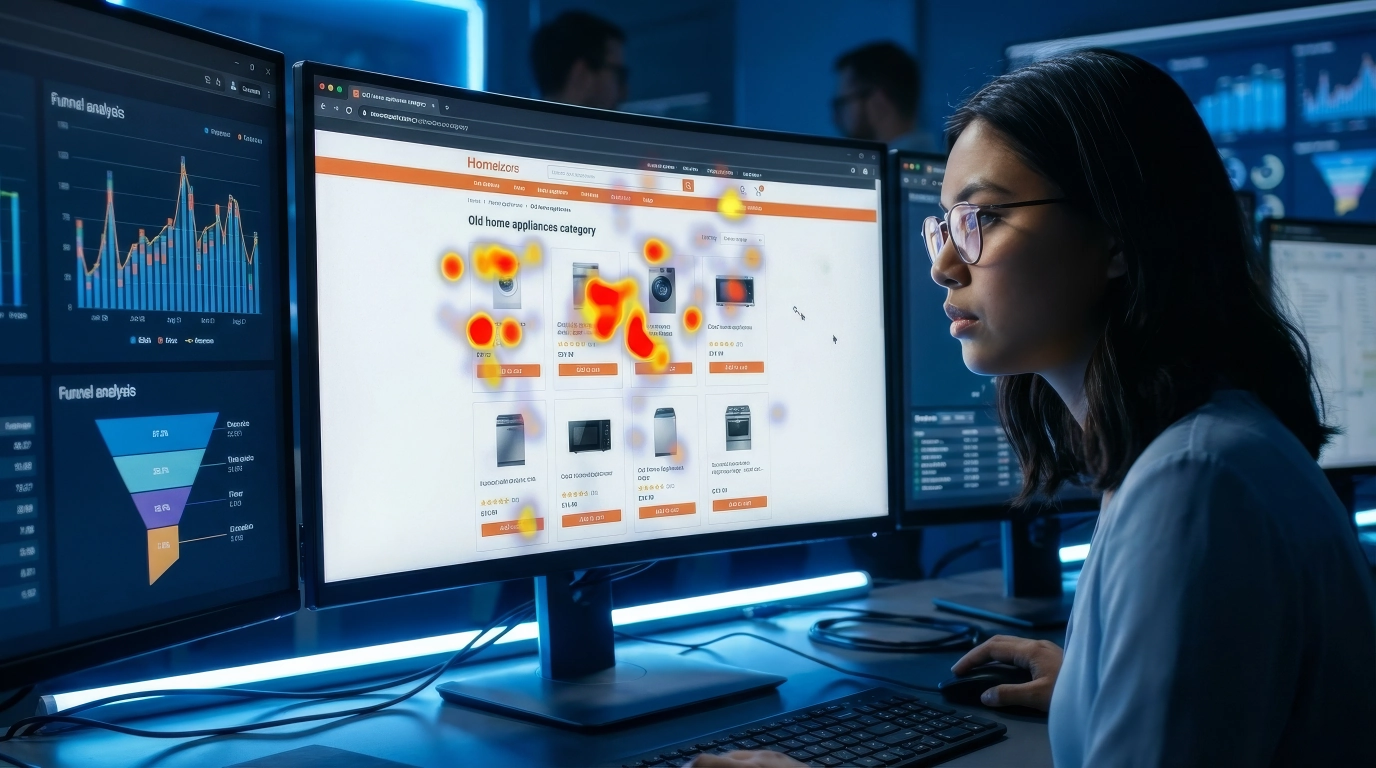 Análise de Heatmap e Comportamento do Usuário