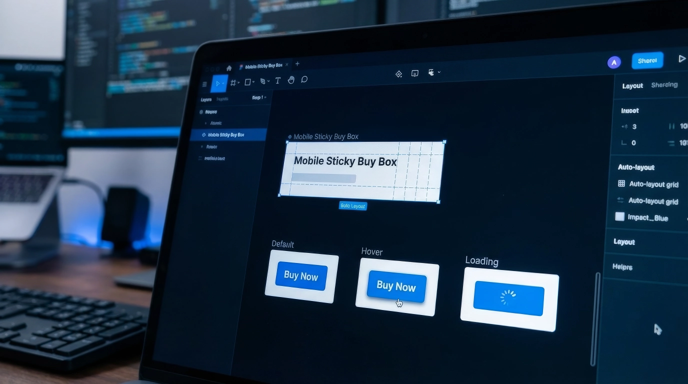 Componente Sticky Buy Box no Design System