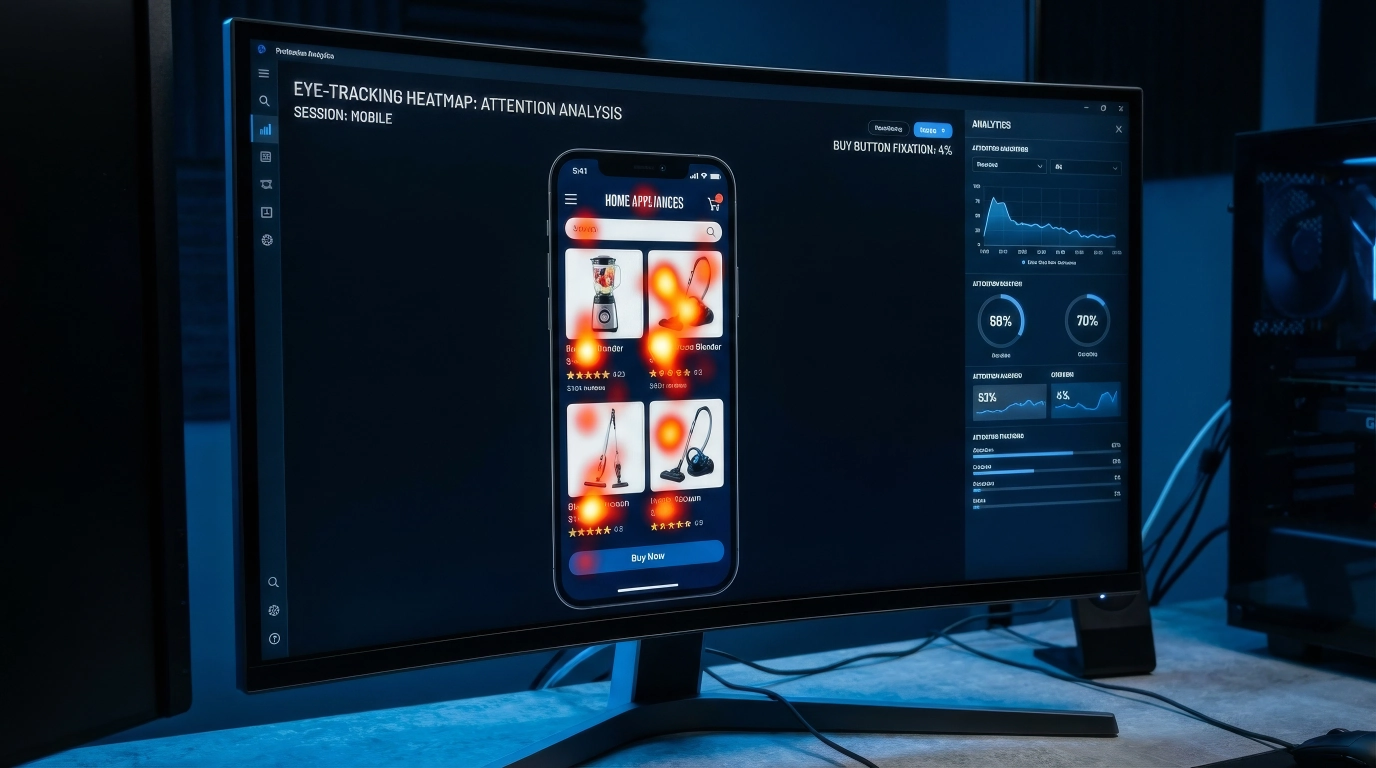 Análise de Eye-Tracking na Página de Produto
