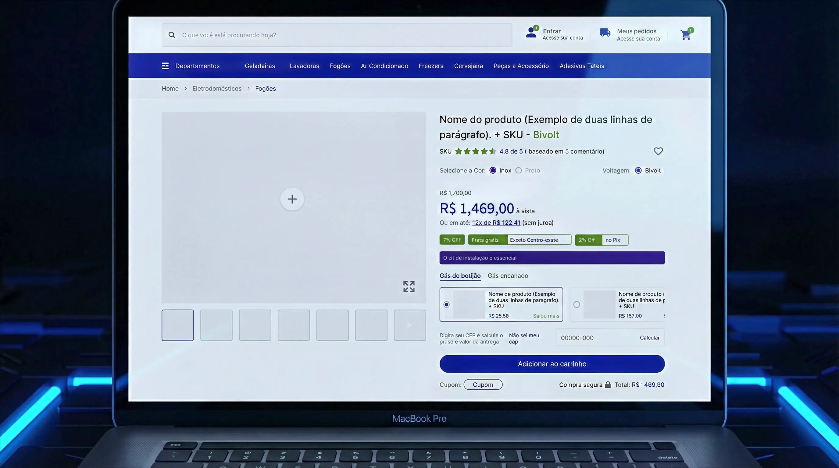 Página de Produto Otimizada para Conversão