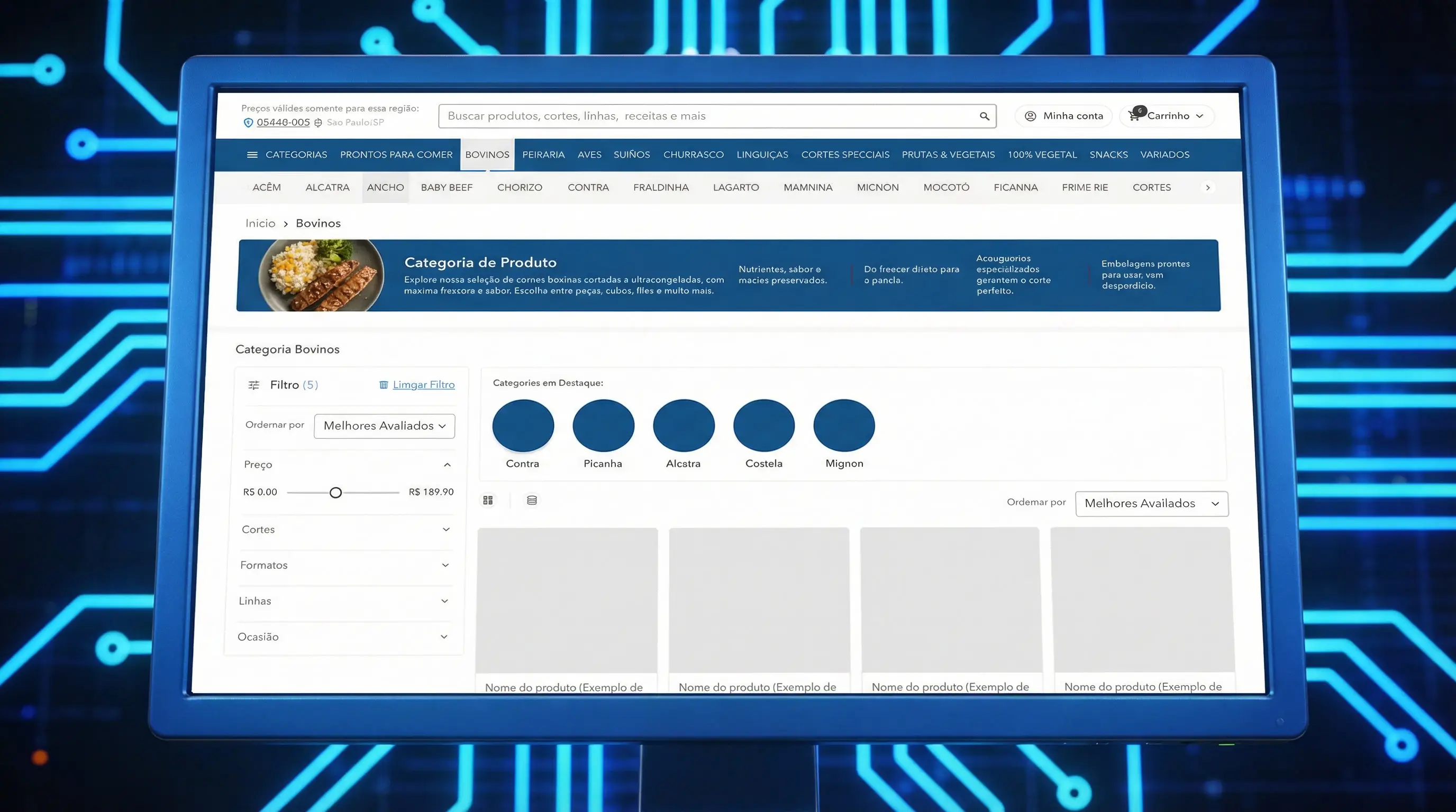 Filtros Inteligentes e Navegação