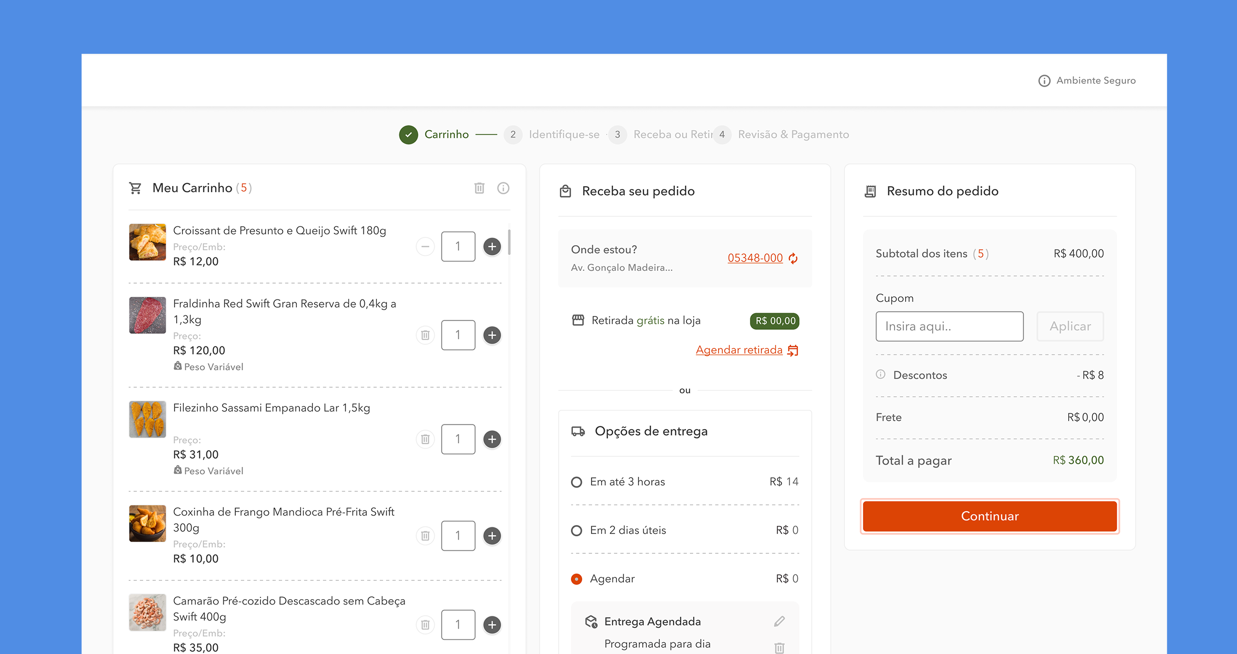 Checkout Otimizado - Líder do Varejo