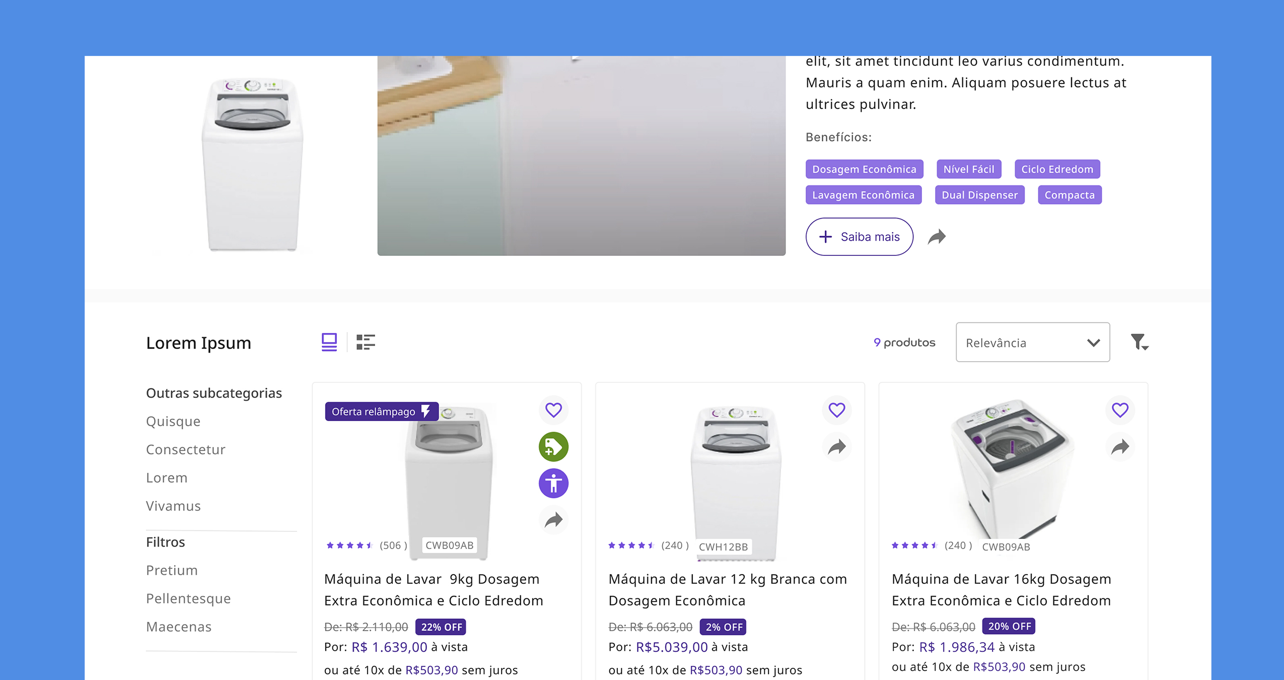 Página de Categoria Otimizada - Eletrodomésticos