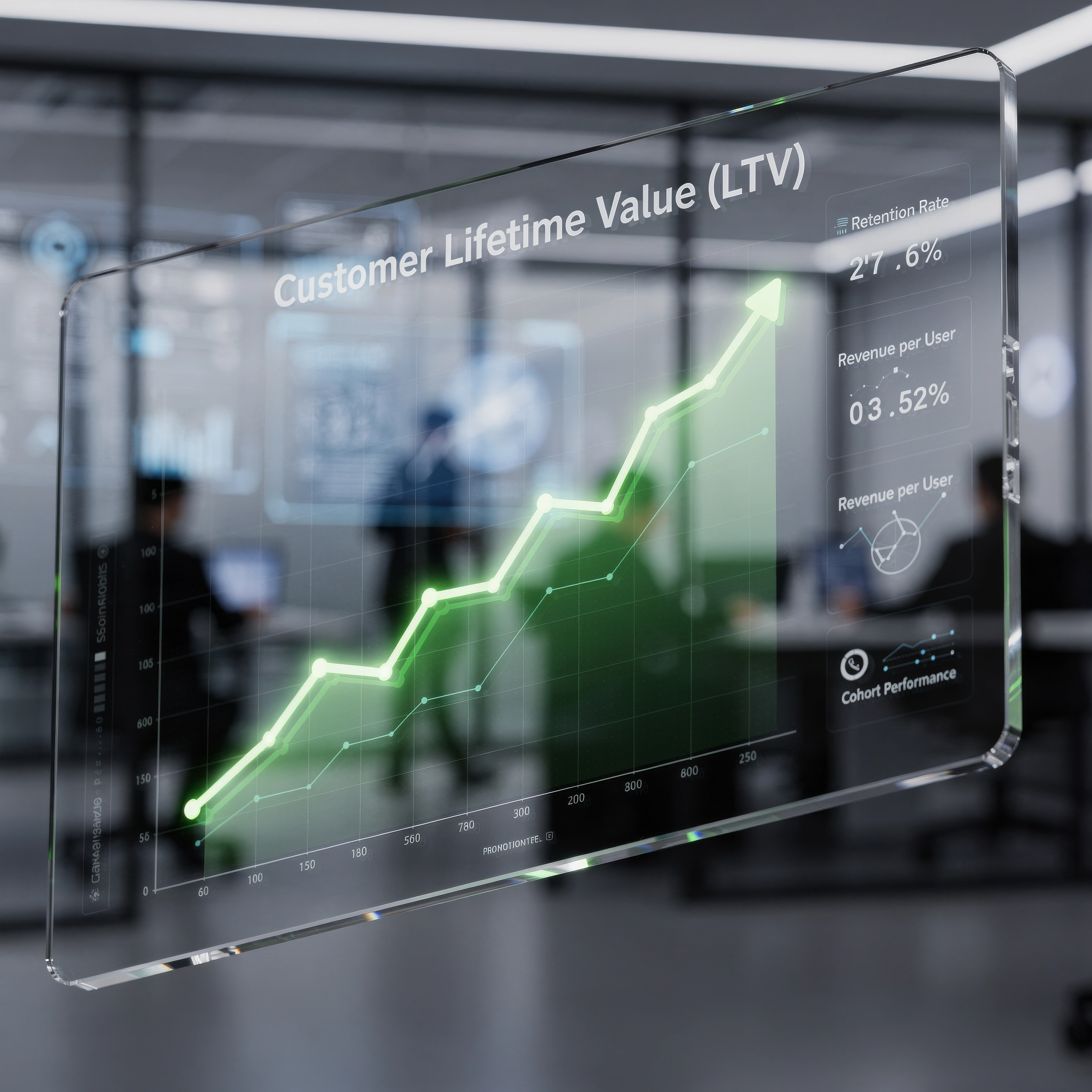 Dashboard de LTV e Métricas de Retenção