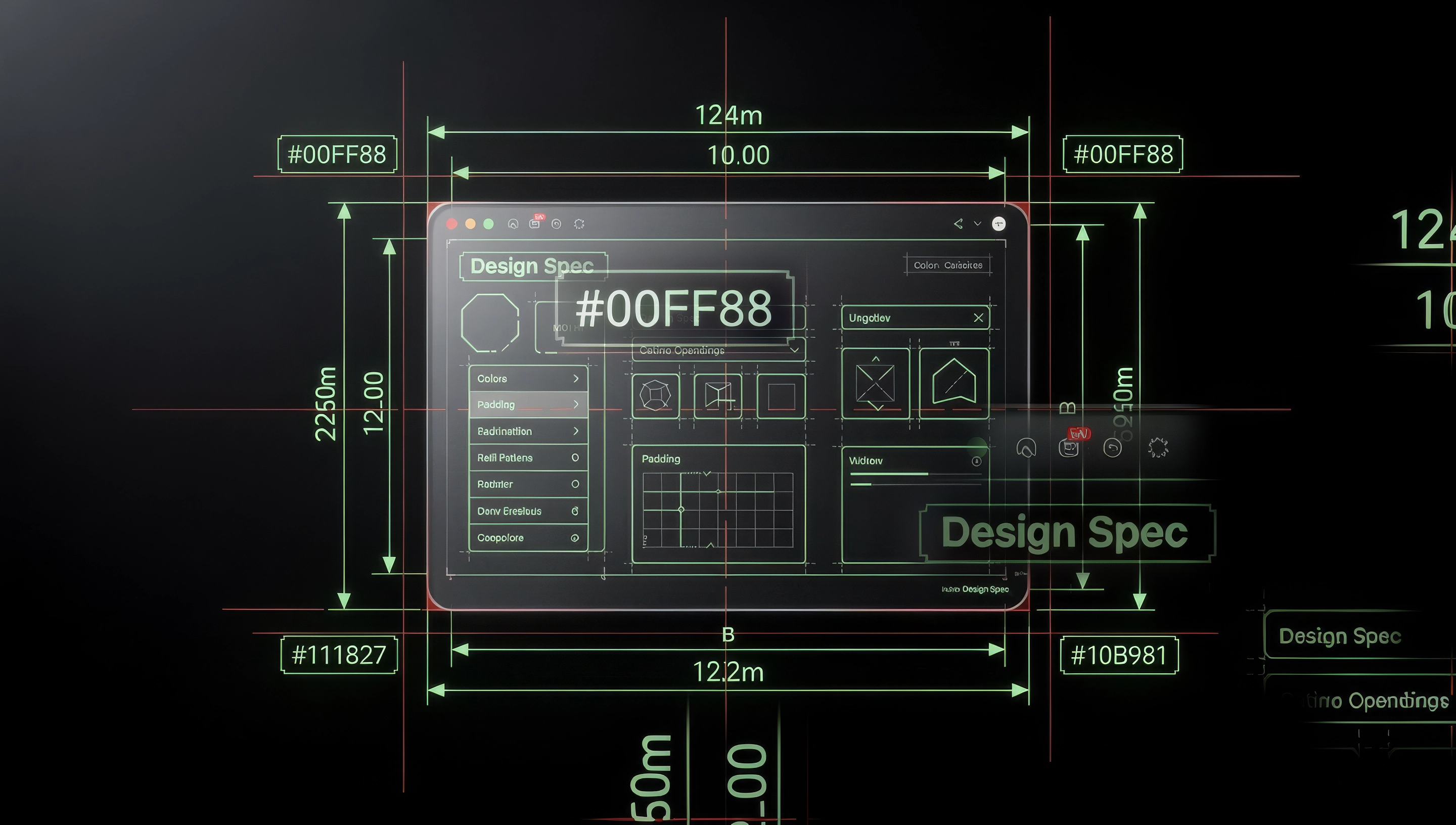 Especificação técnica de interface e redlines