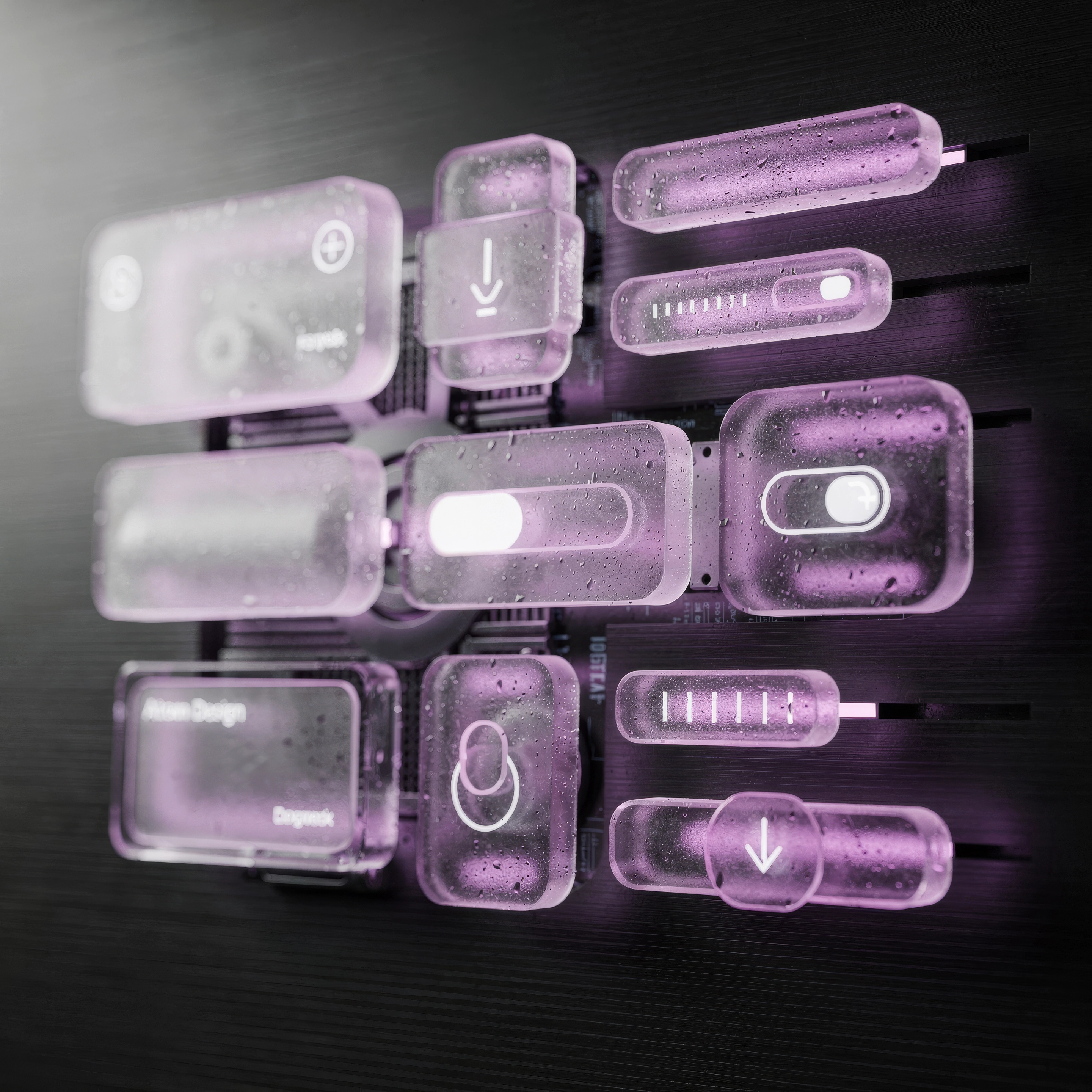 Componentes de Design System organizados