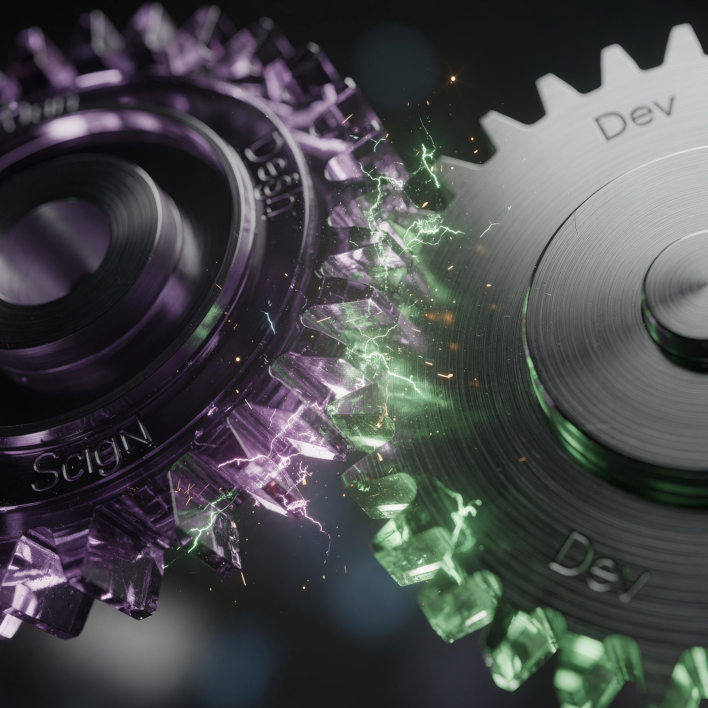 Sinergia entre Design e Desenvolvimento (Engrenagens)