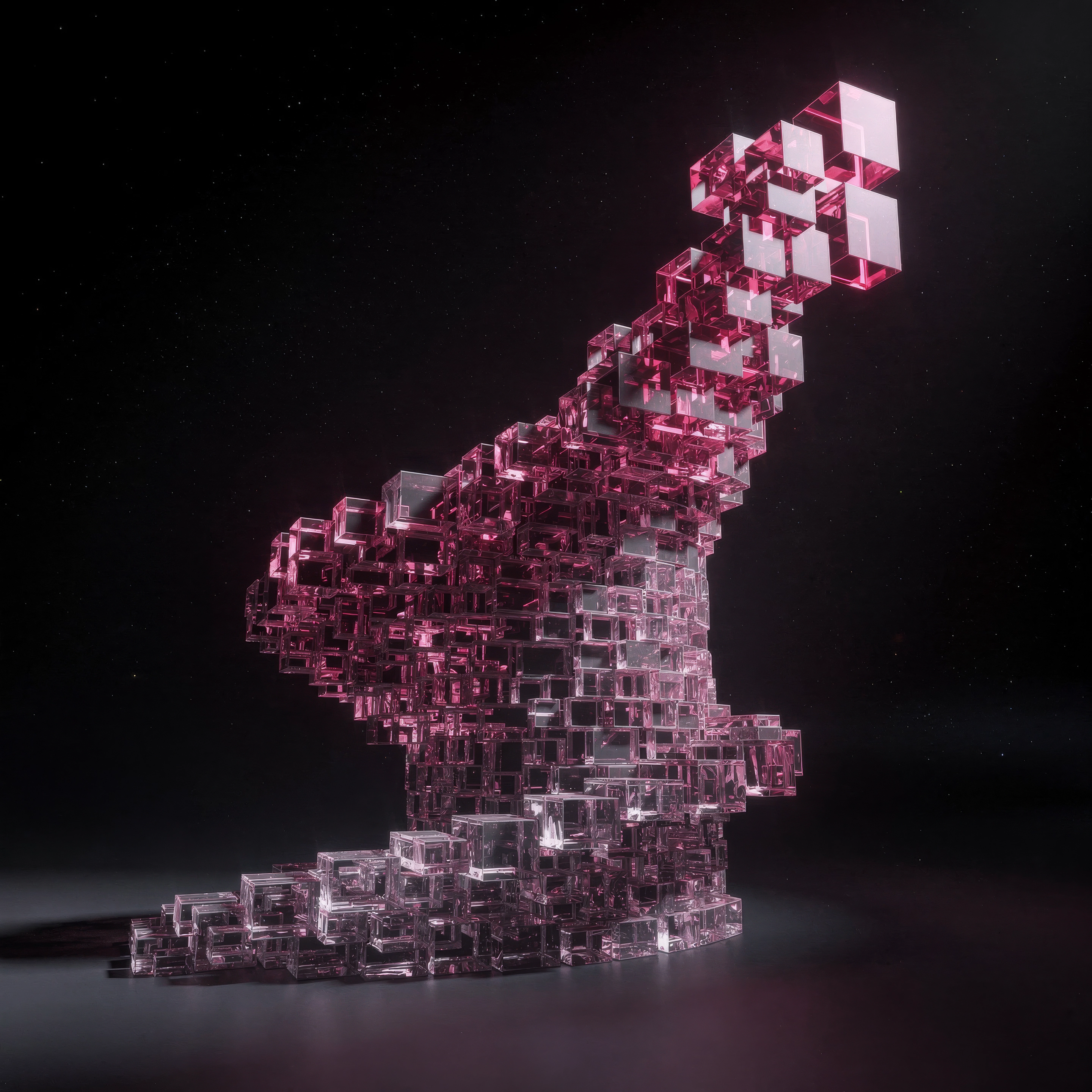 Gráfico de Crescimento Exponencial em 3D